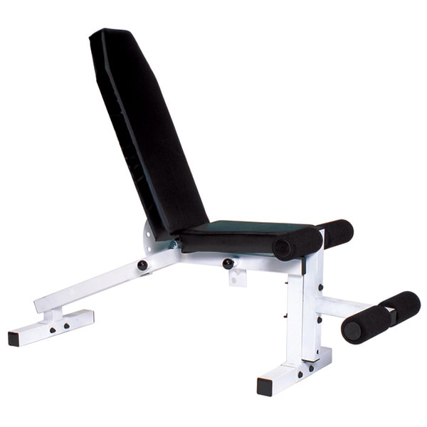 York Barbell Pro Series Bench 306 ID White-Front Adjustable, Back Adjustable CU 3D View