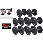 York Barbell Pro Style Dumbbell Set Group