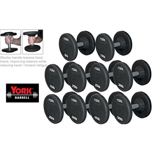York Barbell Pro Style Dumbbell Set Group