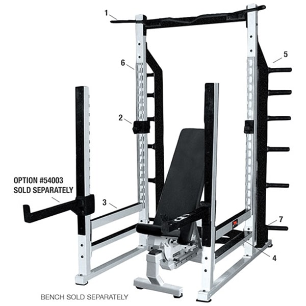 York Barbell STS Multi-Function Rack Parts