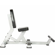 York Barbell STS Multi-Purpose Bench White Side View