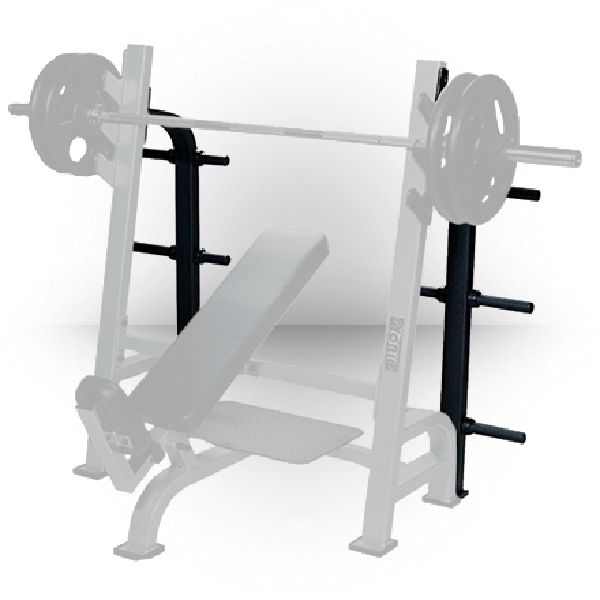 York Barbell STS Optional Weight Storage 3D View