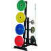 York Barbell Single-Sided Weight Plate Tree With Plates