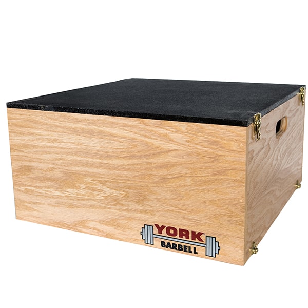 York Barbell Stackable Plyo  Step-Up Box 24x24x12