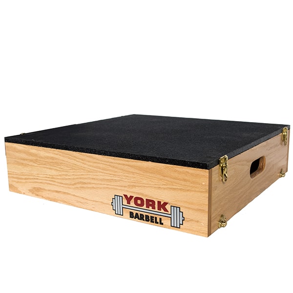 York Barbell Stackable Plyo  Step-Up Box 24x24x6