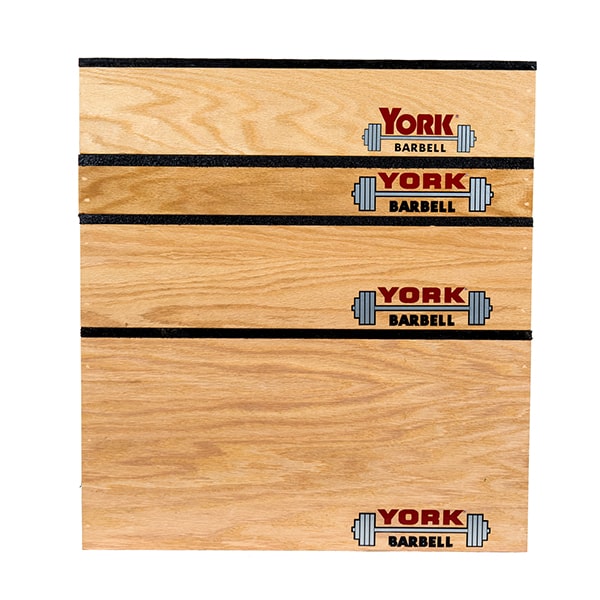 York Barbell Stackable Plyo  Step-Up Box Front View