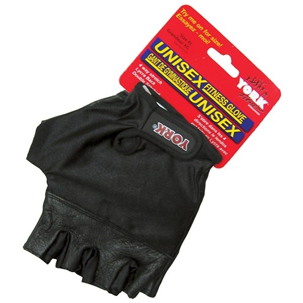 York Barbell Unisex Fitness Gloves Front View