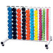 York Barbell Vinyl Fitbell Club Pack (Multi-Color) Front View