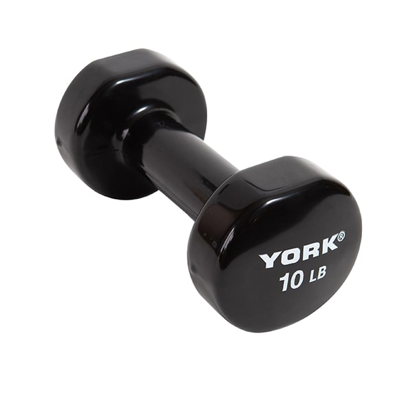 York Barbell Vinyl Fitbell (Multi-Color) 10 lbs