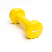 York Barbell Vinyl Fitbell (Multi-Color) 4 lbs