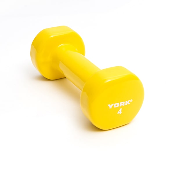 York Barbell Vinyl Fitbell (Multi-Color) 4 lbs