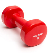 York Barbell Vinyl Fitbell (Multi-Color) 8 lbs