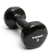York Barbell Vinyl Fitbell (Multi-Color) 9 lbs