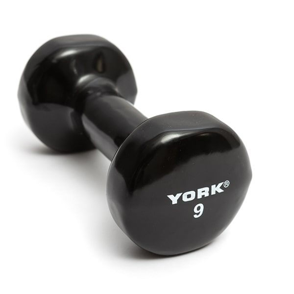 York Barbell Vinyl Fitbell (Multi-Color) 9 lbs
