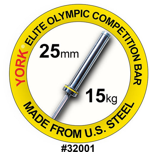 York Barbell Women’s Elite Olympic Competition Weight Bar American Made