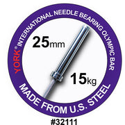 York Barbell Women’s North American Chrome Olympic Training Weight Bar American Made