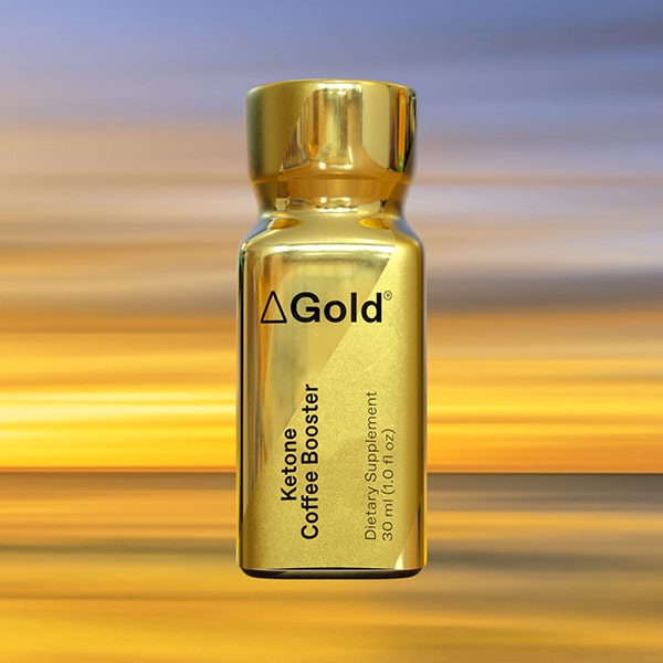 deltaGold® Ketone Ester Coffee Booster Front View Close Up