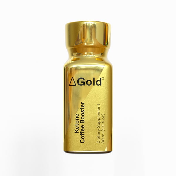 deltaGold® Ketone Ester Coffee Booster Front View White BG