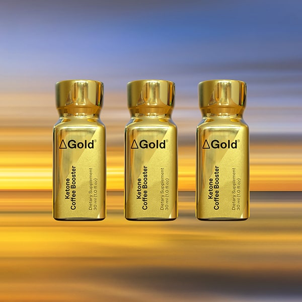 deltaGold® Ketone Ester Coffee Booster Pack Of Threes Front ViewdeltaGold® Ketone Ester Coffee Booster Pack Of Threes Front View