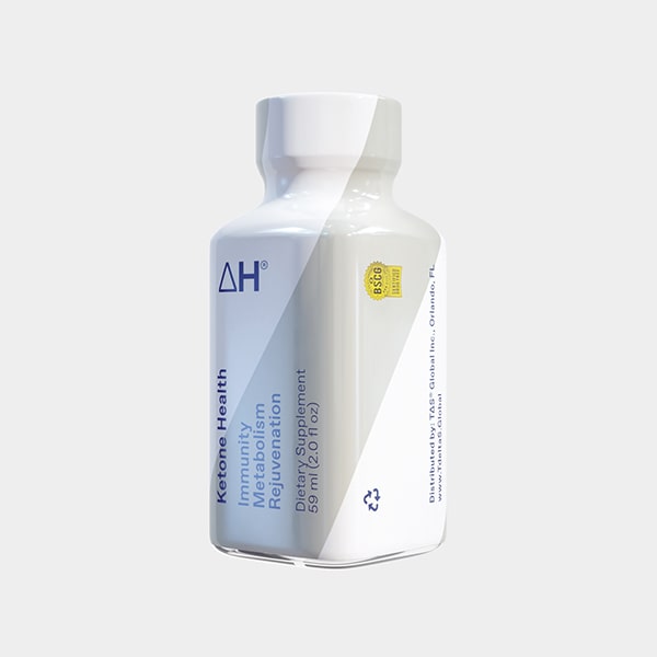 deltaH® Ketone Ester Health Front Side View