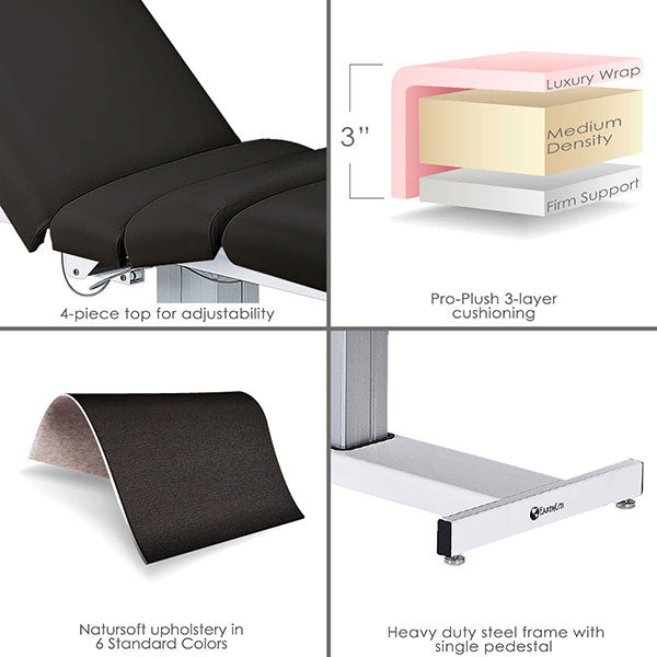 Earthlite Everest Pedestal Electric Lift Table