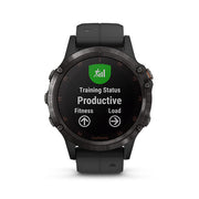 Garmin Fenix 5 Plus Sapphire Carbon Gray DLC Titanium Multisport GPS Watch