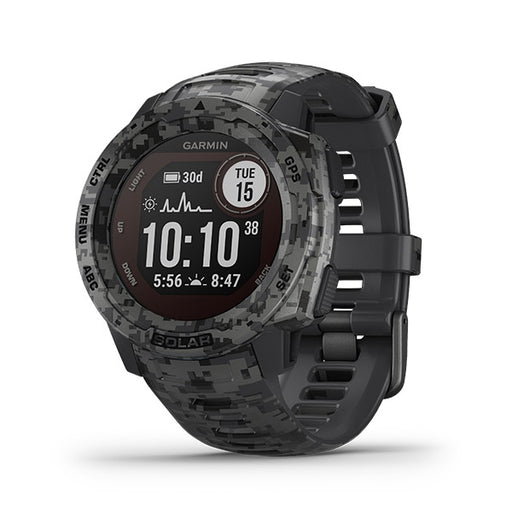 Garmin Instinct Solar Sportsman Camo Edition GPS Smartwatch graphite camo