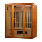 Maxxus Alpine 3-Person Corner Low EMF FAR Infrared Sauna (Canadian Hemlock)