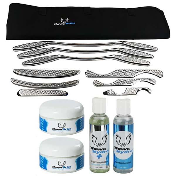 HawkGrips IASTM Myofascial Release Tools platinum set