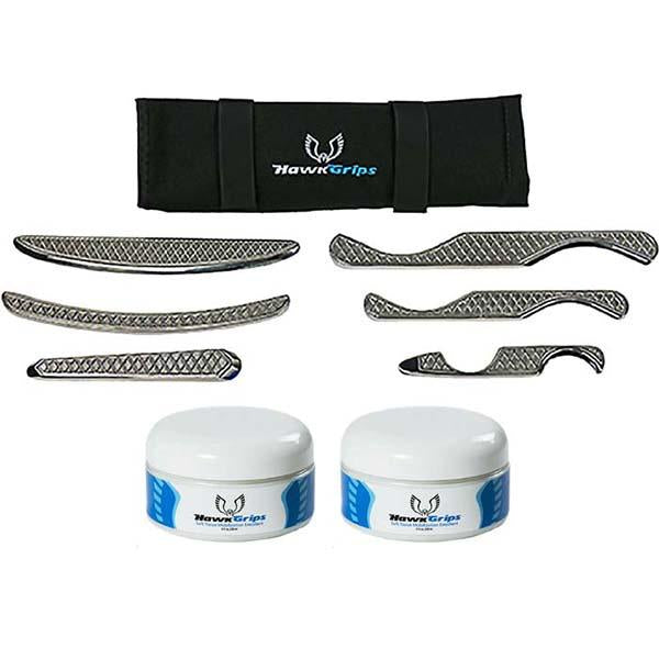 HawkGrips IASTM Myofascial Release Tools sliver kit
