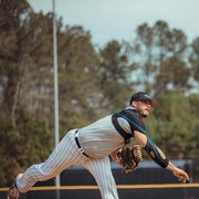 Pitcher throwing using The Perfect Arm