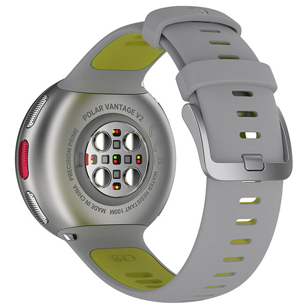 Polar Vantage V2 Multisport Watch grey lime