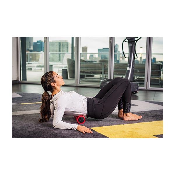 Power Plate Roller in use on back