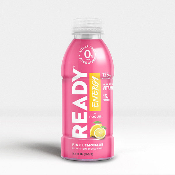 Ready Nutrition Energy + Focus pink lemonade