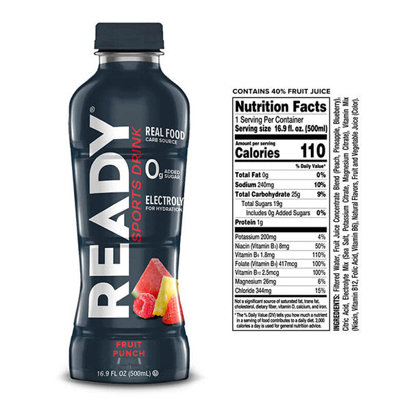 Ready Nutrition Sports Drink 16oz — Recovery For Athletes