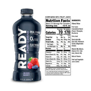Ready Nutrition Sports Drink - 28oz mixed berry