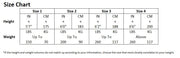 Aquilo Sports Cryo-Compression Recovery Pants sizing chart