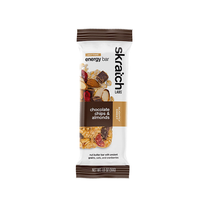 Skratch Labs Almond Chocolate Chip Anytime Energy Bar - 12 Pack