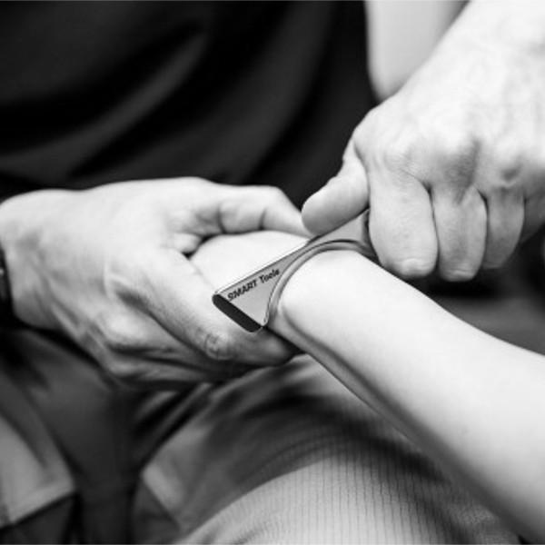 Smart Tools Professional IASTM Tool Set in use