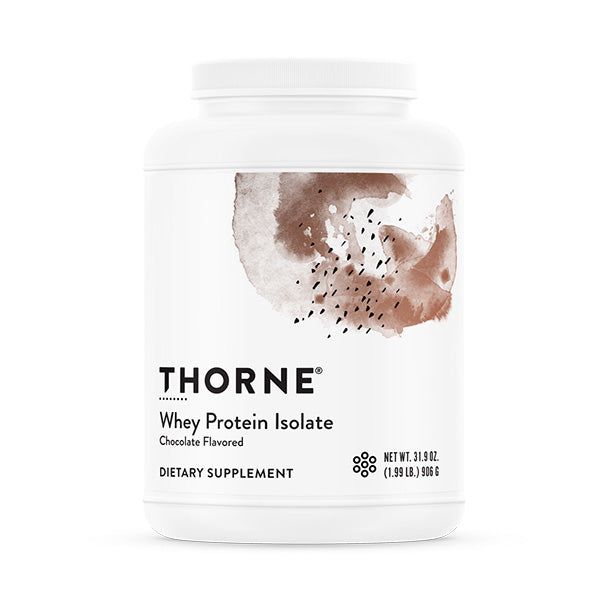 Thorne Whey Protein Isolate chocolate
