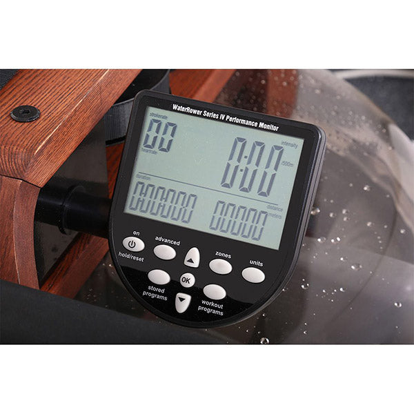 WaterRower Club Rowing Machine with S4 Monitor display unit
