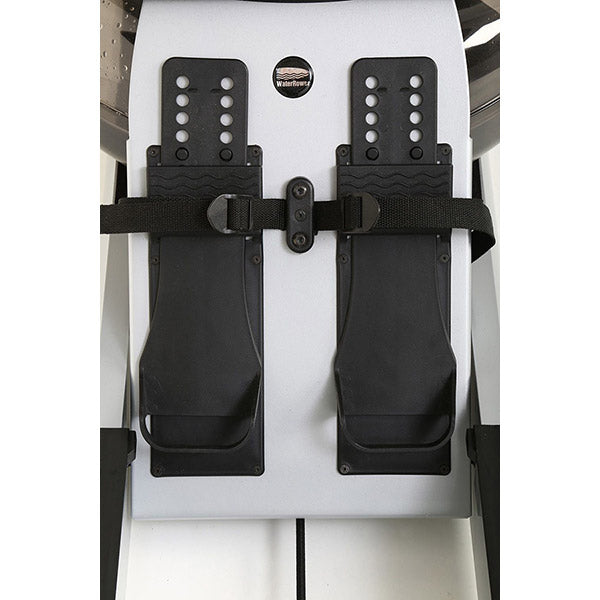 WaterRower M1 LoRise Rowing Machine with S4 Monitor foot board