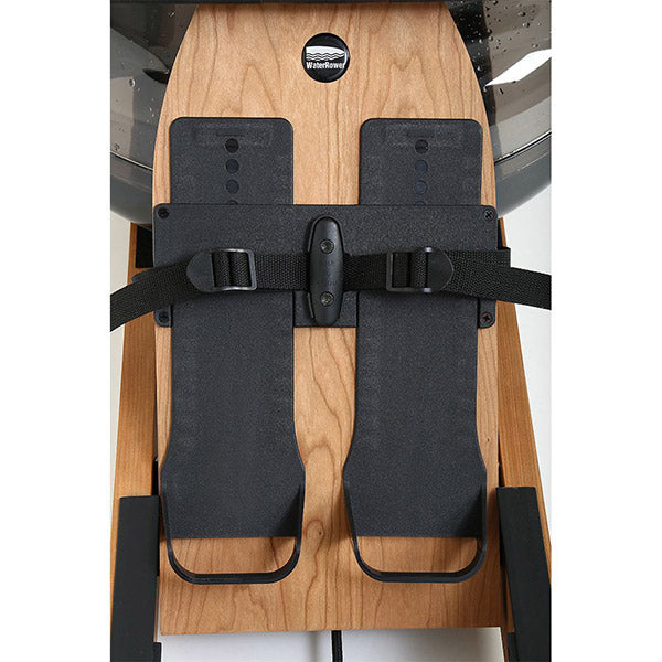 WaterRower Oxbridge Rowing Machine with S4 Monitor foot board