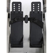 WaterRower S1 Rowing Machine Stainless Steel with S4 Monitor foot board