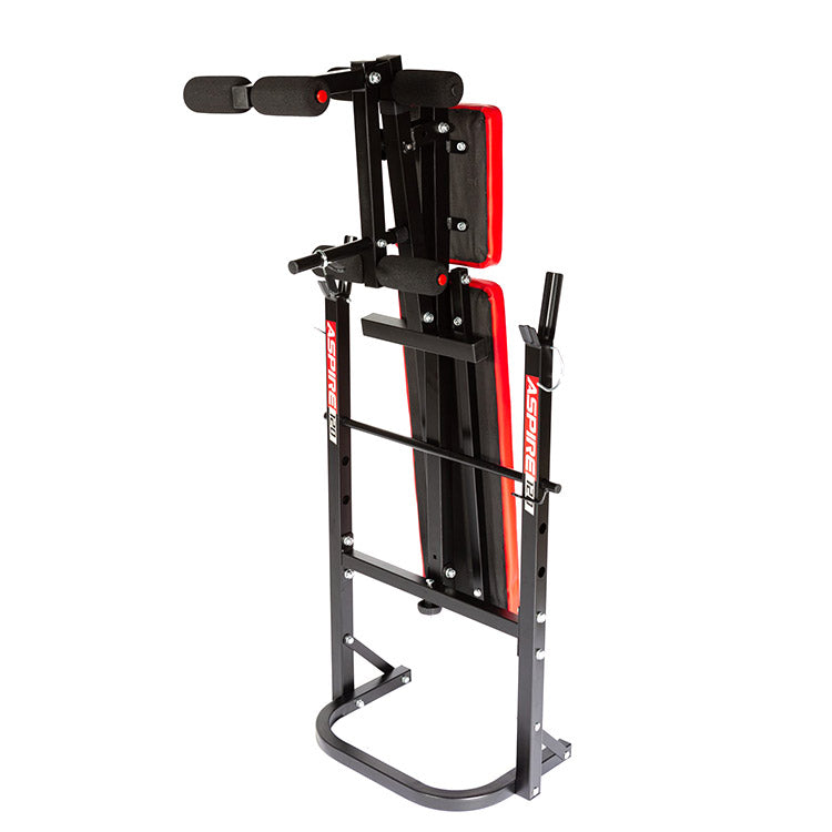 York Barbell 120 Flat To Incline Folding Bench w/ Leg Curl